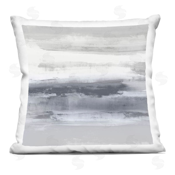 stupell industries Jake Messina | Grey Gradient Ambient Composition Printed Throw Pillow