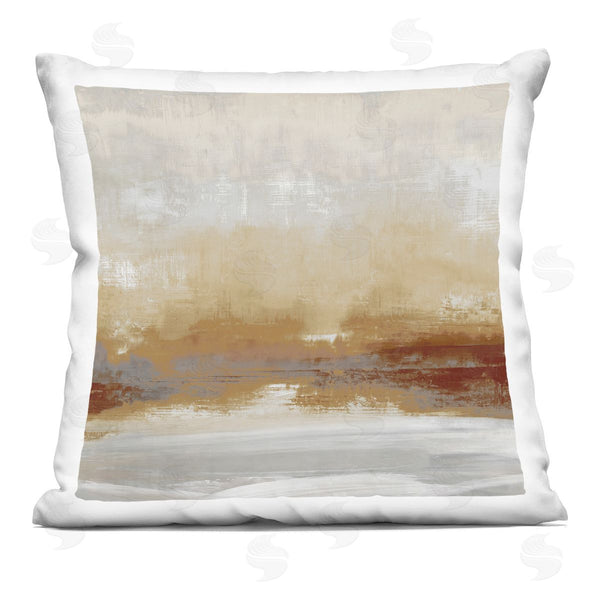 stupell industries Jake Messina | Ochre Rust Abstract Ambience Printed Throw Pillow