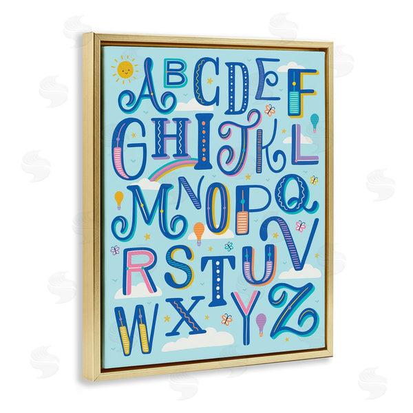 Stupell Industries Jalynn Heerdt | Alphabet Letters In Sky