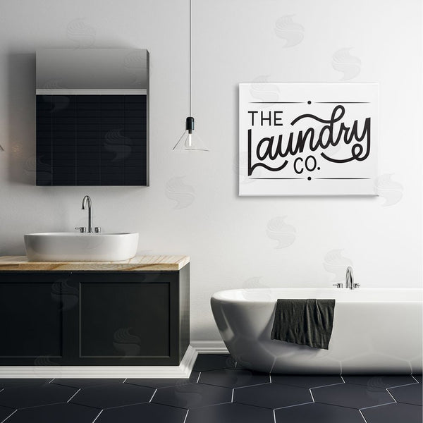 Stupell Industries Jalynn Heerdt | Laundry Co. Bold Cursive Typography Sign Wall Art