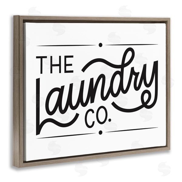 Stupell Industries Jalynn Heerdt | Laundry Co. Bold Cursive Typography Sign Wall Art