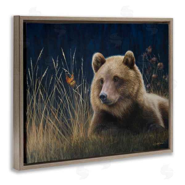 Stupell Industries James Corwin | Bear & Butterfly Scene