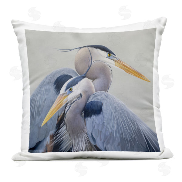 Stupell Industries James Corwin | Elegant Heron Twins Printed Throw Pillow