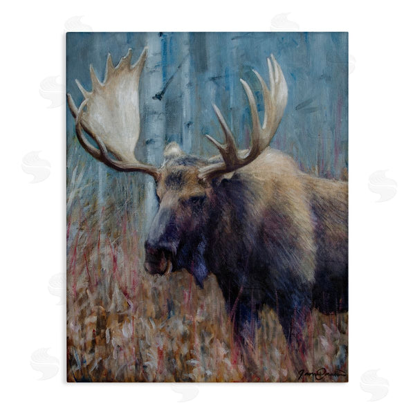 stupell industries James Corwin | Expressive Moose in Forest Wall Art