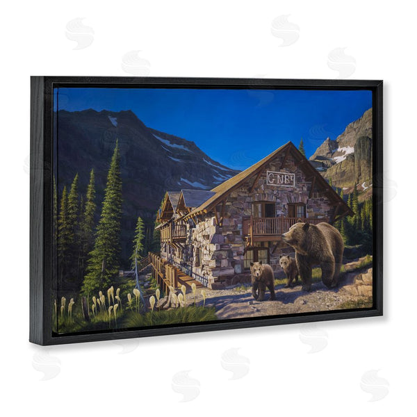 Stupell Industries James Corwin | Forest Cabin & Bears Wall Art