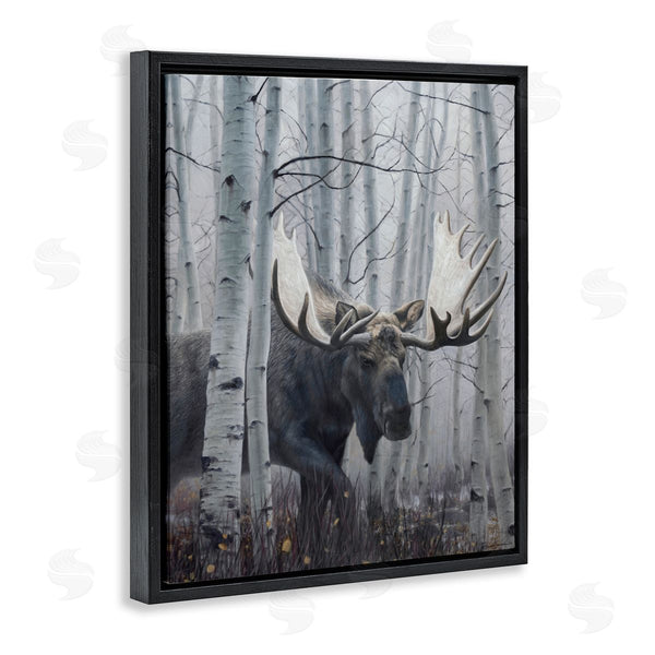 Stupell Industries James Corwin | Moose Peering In Birch Woods Wall Art