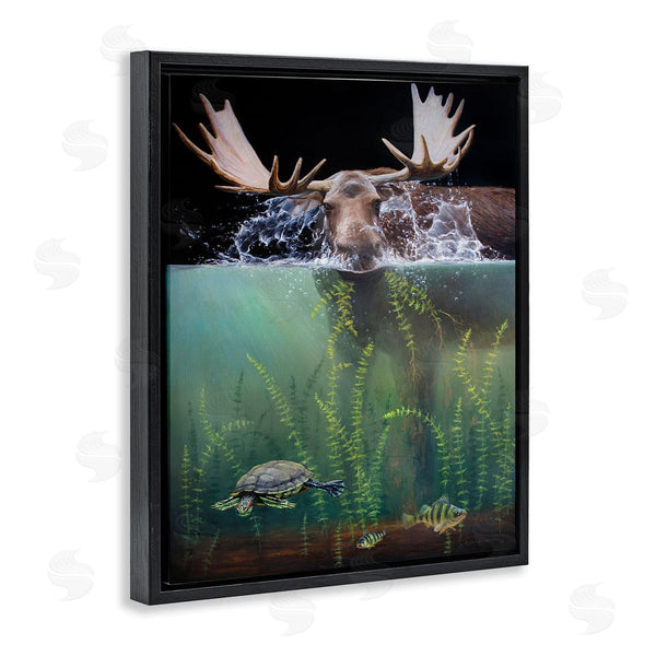 Stupell Industries James Corwin | Moose Underwater View