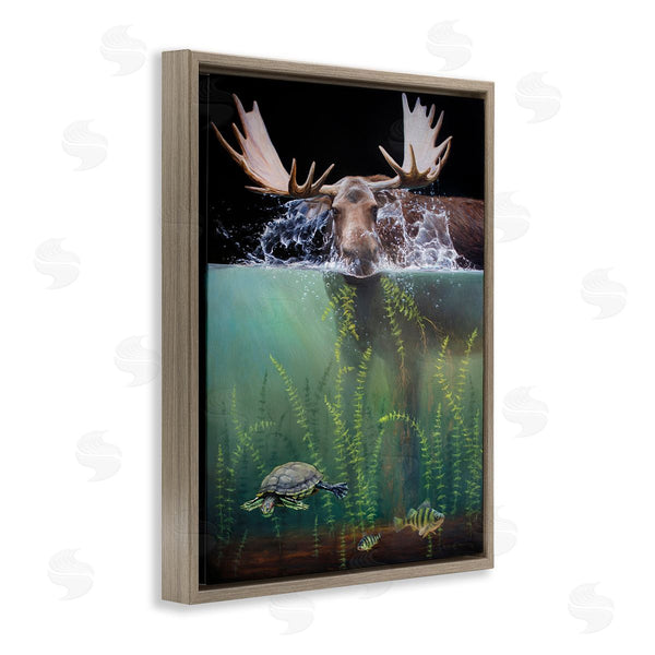 Stupell Industries James Corwin | Moose Underwater View