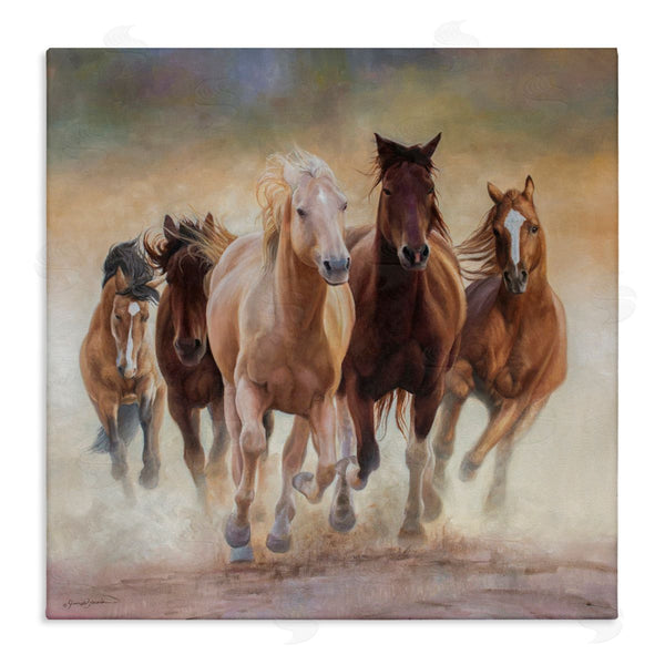 stupell industries James Corwin | Strong Galloping Horses Wall Art