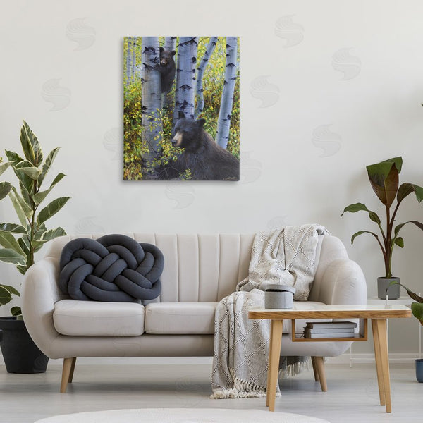 Stupell Industries James Corwin | Two Bears In Fall Wilderness Wall Art