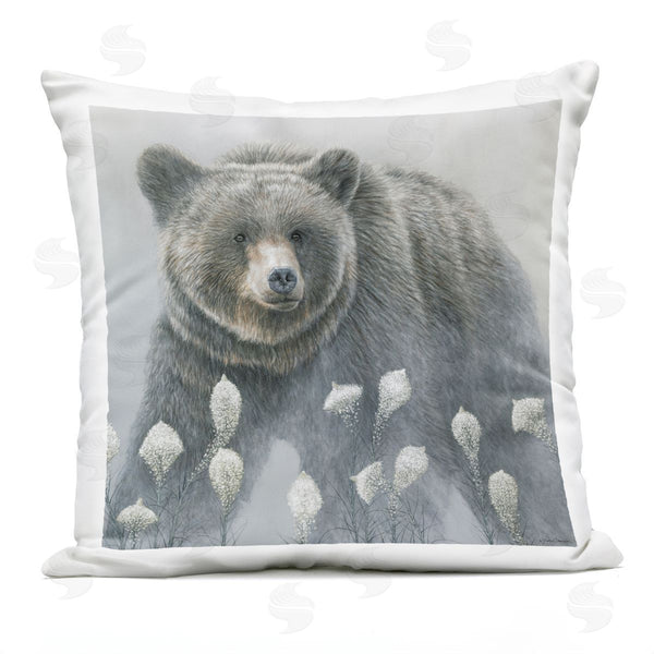 Stupell Industries James Corwin | Wild Bear Nature Meadow Printed Throw Pillow