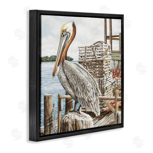 Stupell Industries James Harris | Pelican Perched On Fishing Dock