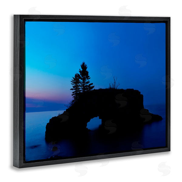 Stupell Industries James McLoughlin | Lake Blue Purple Landscape Wall Art
