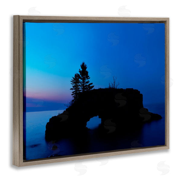 Stupell Industries James McLoughlin | Lake Blue Purple Landscape Wall Art
