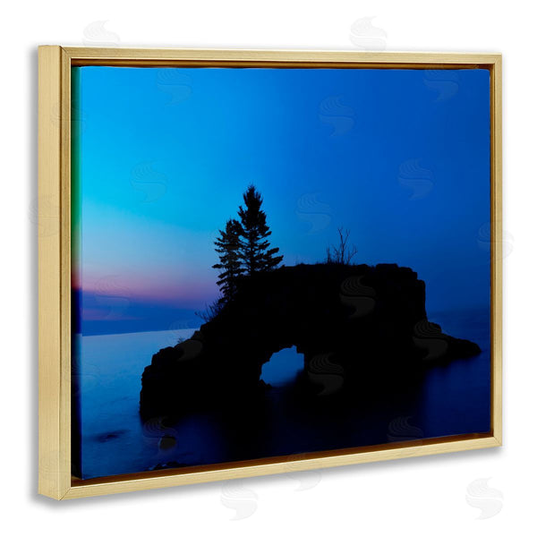 Stupell Industries James McLoughlin | Lake Blue Purple Landscape Wall Art