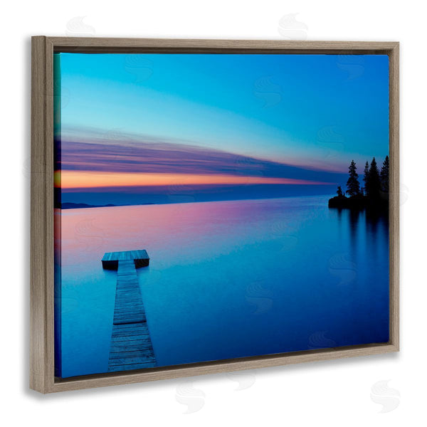 Stupell Industries James McLoughlin | Lake Shore Dock Photograph