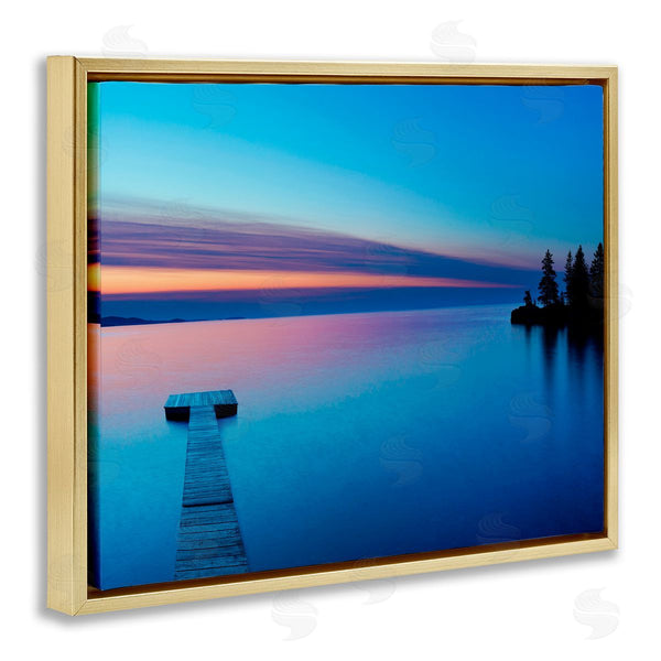 Stupell Industries James McLoughlin | Lake Shore Dock Photograph