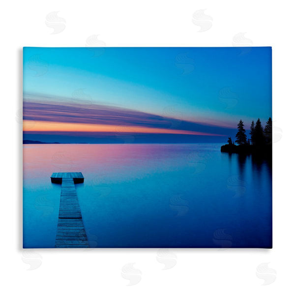 stupell industries James McLoughlin | Lake Shore Dock Photograph