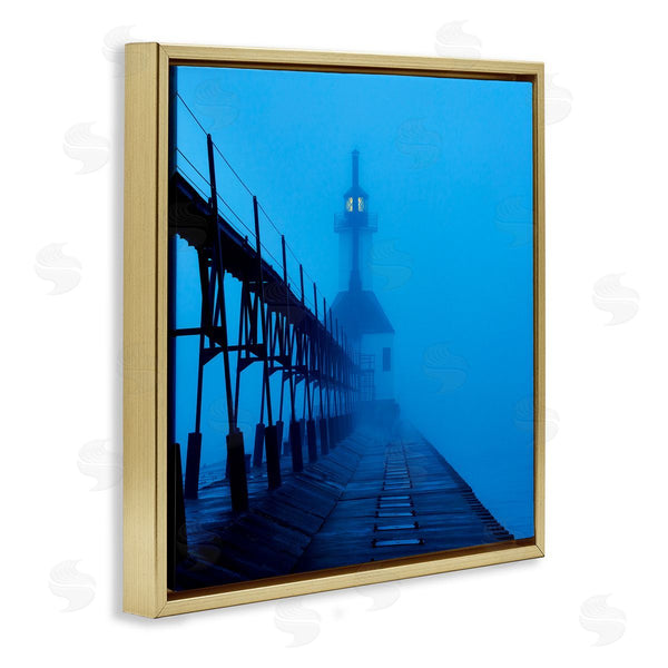 Stupell Industries James McLoughlin | Lighthouse In The Fog