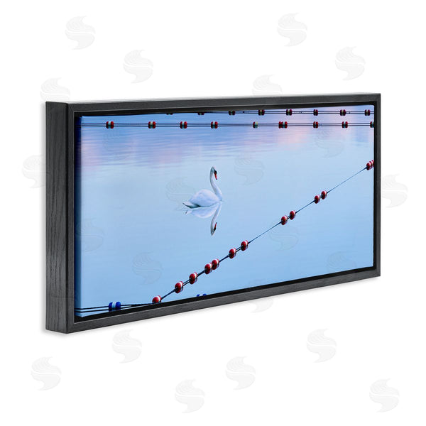 Stupell Industries James McLoughlin | Swan Between Lake Buoys Wall Art