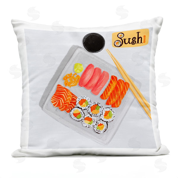 Stupell Industries James Rodewald | Delicious Sushi Plate Printed Throw Pillow
