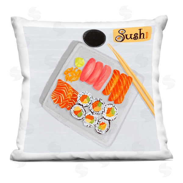 stupell industries James Rodewald | Delicious Sushi Plate Printed Throw Pillow