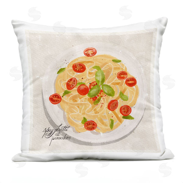 Stupell Industries James Rodewald | Italian Spaghetti Meal Printed Throw Pillow