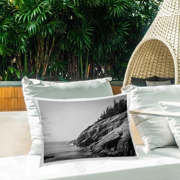 Stupell Industries James Rodewald | Steep Ocean Cliff Side Printed Throw Pillow