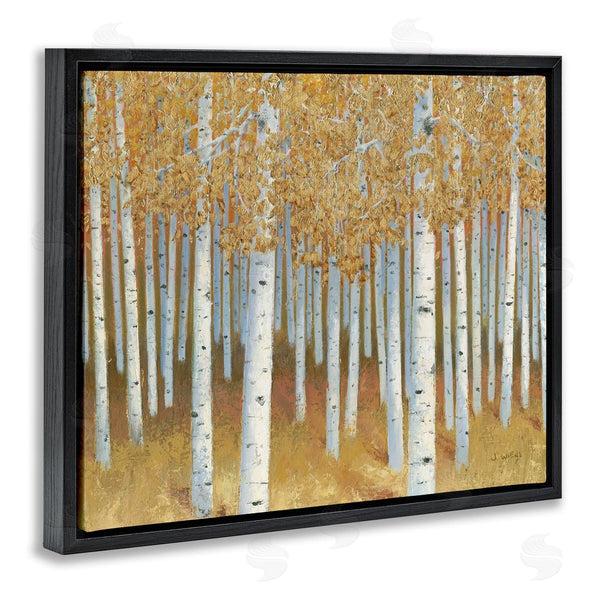Stupell Industries James Wiens | Autumn Leaves Birch Tree Landscape Wall Art