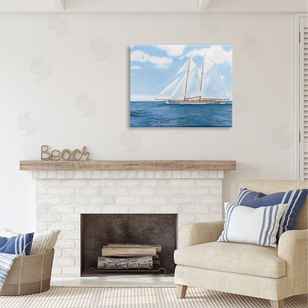 Stupell Industries James Wiens | Blue Nautical Sailboat Wall Art
