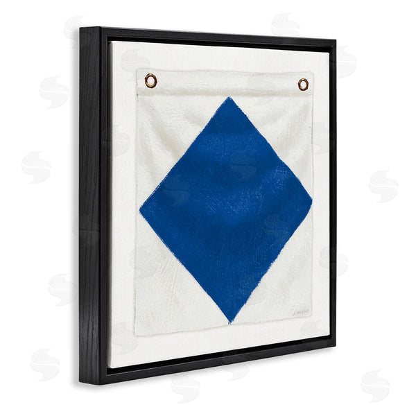 Stupell Industries James Wiens | Blue & White Nautical Flag Wall Art