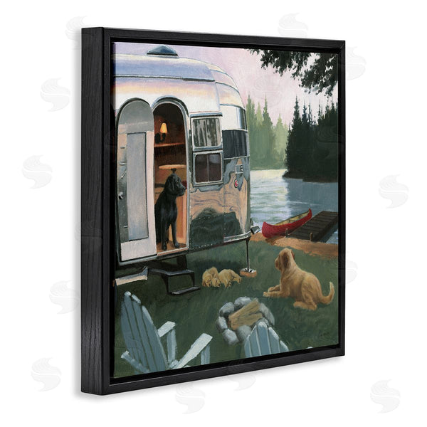 Stupell Industries James Wiens | Camping Dogs At Lake Wall Art