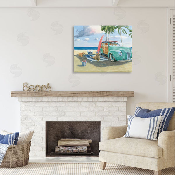 Stupell Industries James Wiens | Dogs On Beach Shore Wall Art