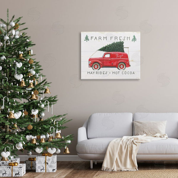 Stupell Industries James Wiens | Farm Fresh Rustic Antique Holiday Shop Sign Wall Art