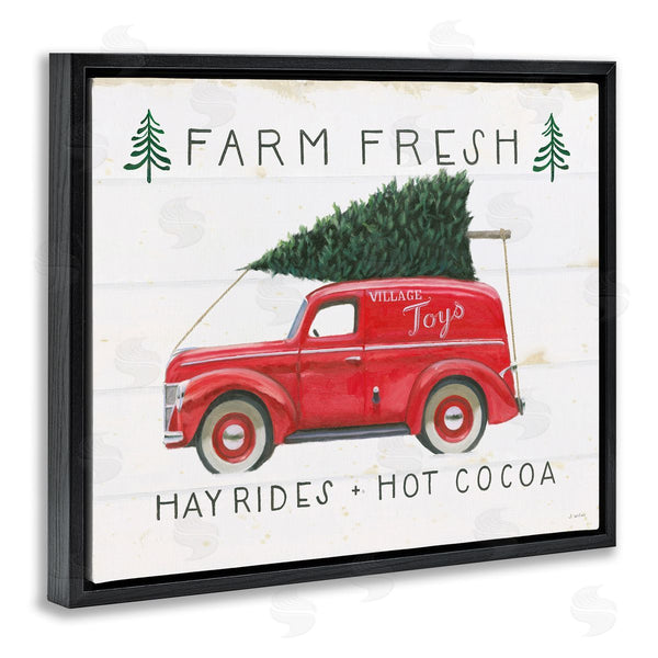 Stupell Industries James Wiens | Farm Fresh Rustic Antique Holiday Shop Sign Wall Art