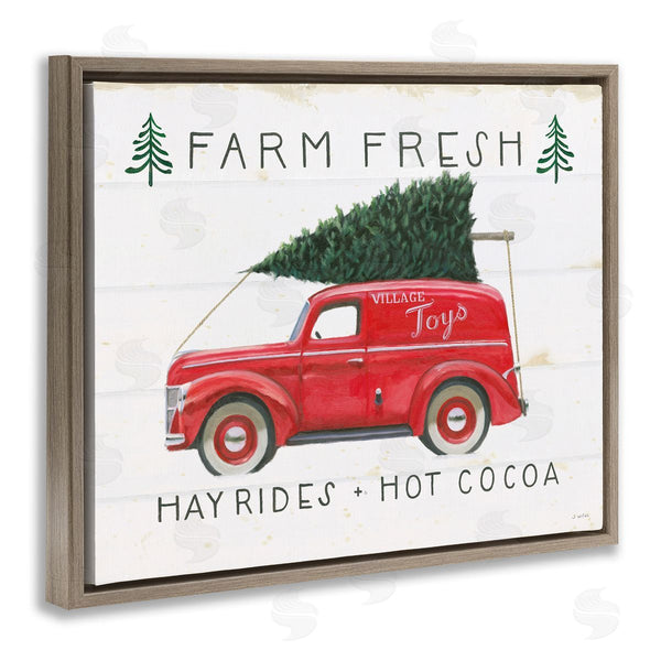 Stupell Industries James Wiens | Farm Fresh Rustic Antique Holiday Shop Sign Wall Art