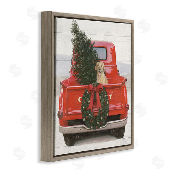 Stupell Industries James Wiens | Festive Dog In Truck Wall Art