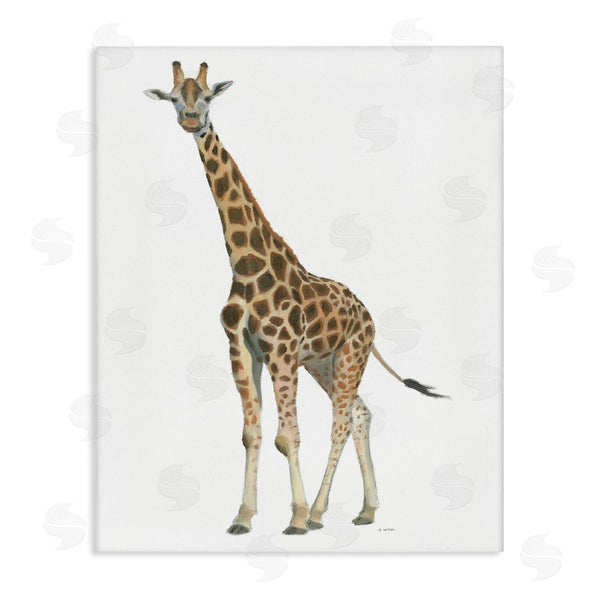 stupell industries James Wiens | Minimal Giraffe Portrait Patterned Safari Animal Wall Art
