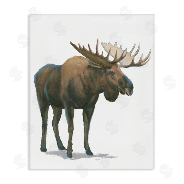 stupell industries James Wiens | Minimal Northern Moose Wild Woodland Animal