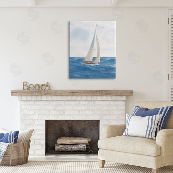 Stupell Industries James Wiens | Sailboat In Ocean Waves Wall Art