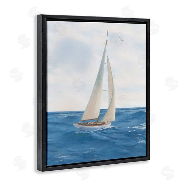 Stupell Industries James Wiens | Sailboat In Ocean Waves Wall Art