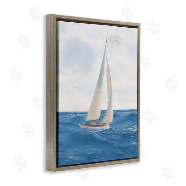Stupell Industries James Wiens | Sailboat In Ocean Waves Wall Art