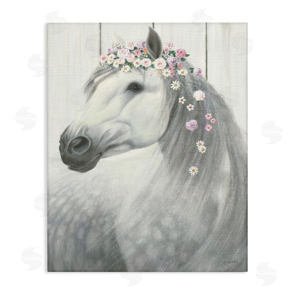 stupell industries James Wiens | Spirit Horse with Flowers