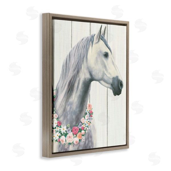 Stupell Industries James Wiens | Spirit Stallion With Flowers