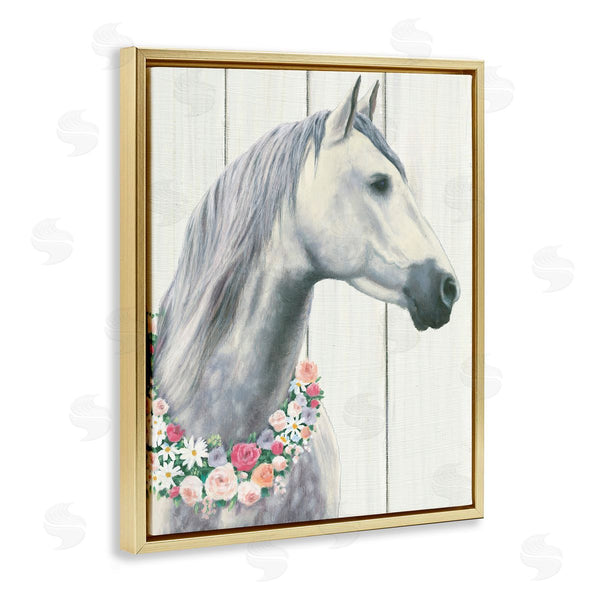 Stupell Industries James Wiens | Spirit Stallion With Flowers