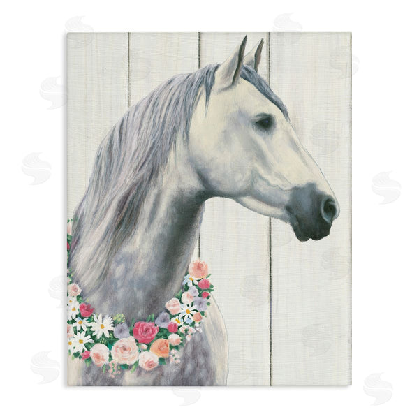 stupell industries James Wiens | Spirit Stallion with Flowers