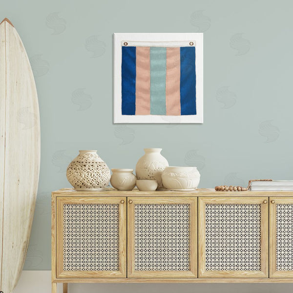 Stupell Industries James Wiens | Striped Nautical Flag Wall Art