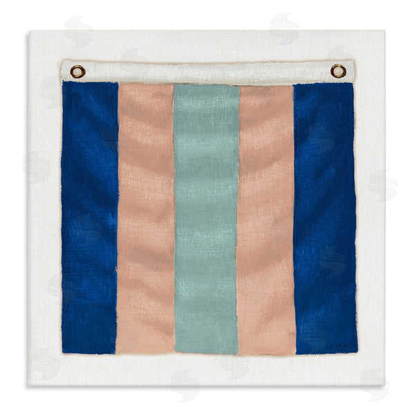 stupell industries James Wiens | Striped Nautical Flag Wall Art