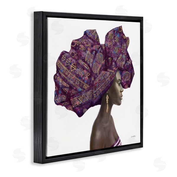 Stupell Industries James Wiens | Strong Female Portrait Headwrap Culture