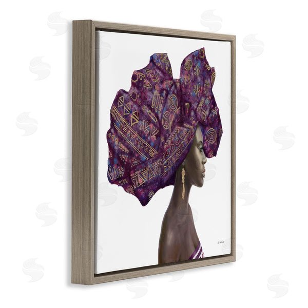 Stupell Industries James Wiens | Strong Female Portrait Headwrap Culture
